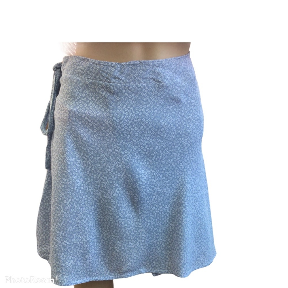 Brandy Melville Light Blue Mini Skirt - Picture 5 of 6